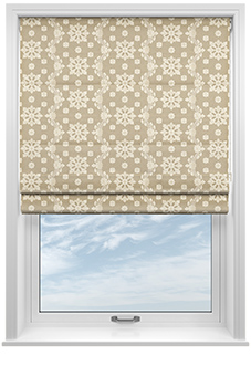 Chancel, Cashmere - Twist&Fit Roman Blind
